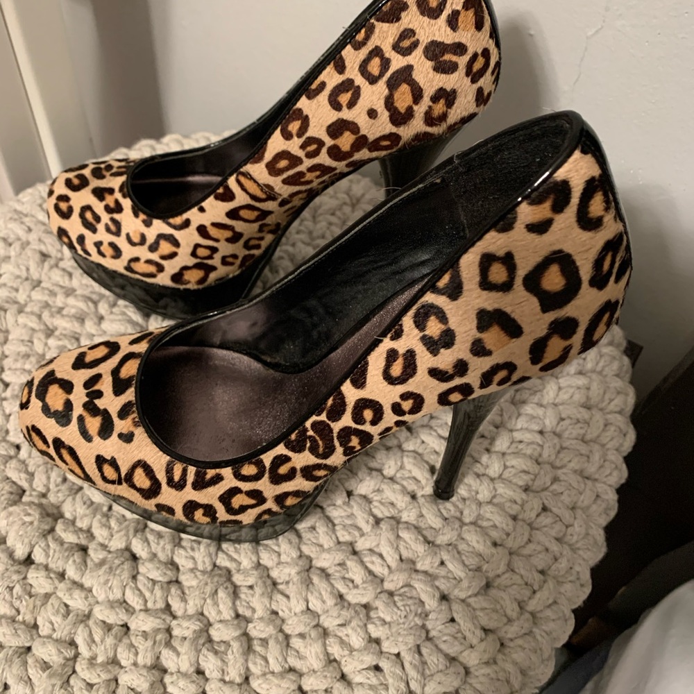 Leopard Print Heels - image 6